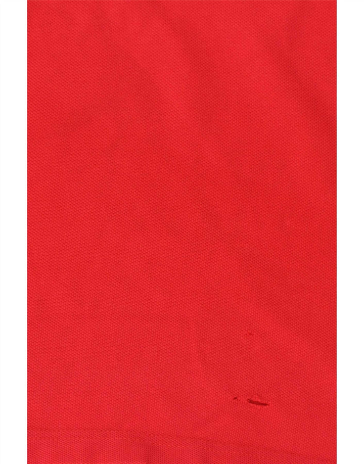 Camisa polo masculina Tommy Hilfiger médio algodão vermelho