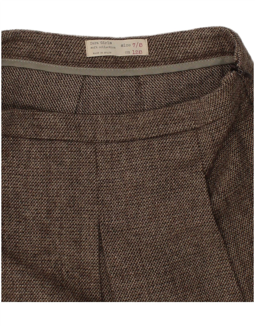 Minissaia ZARA Meninas 7-8 Anos W24 Marrom