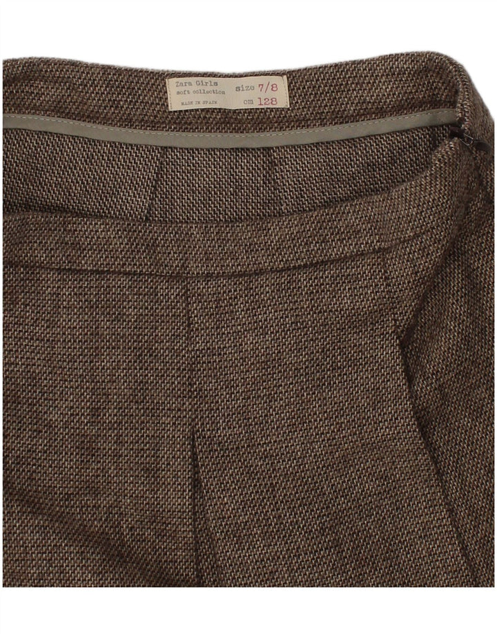 Minissaia ZARA Meninas 7-8 Anos W24 Marrom
