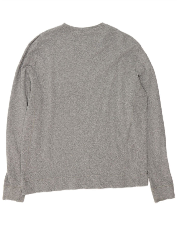 Tom Tailor moletom masculino jumper 2XL algodão manchado cinza