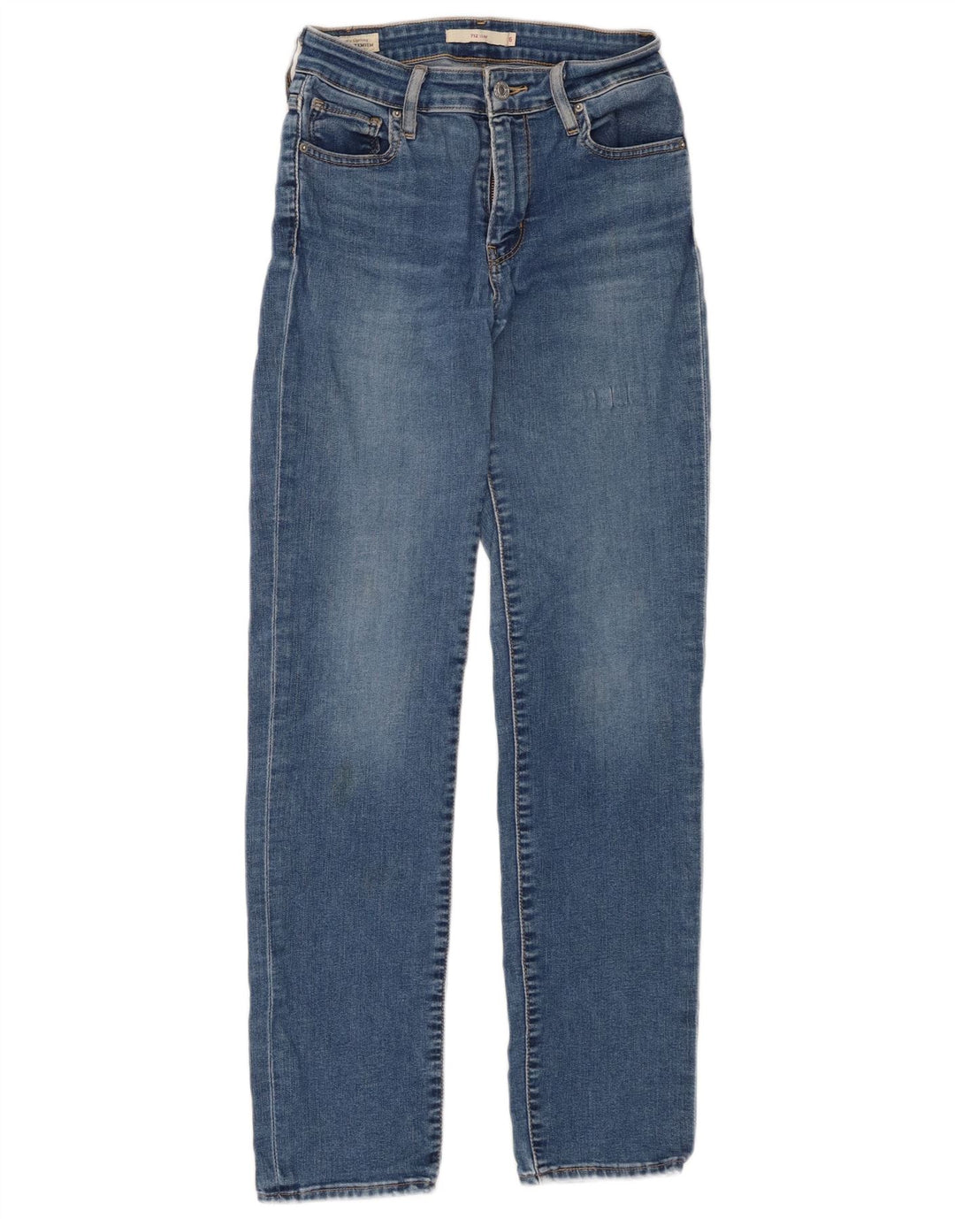 Calça jeans feminina Levi's 712 Slim W26 L30 azul algodão