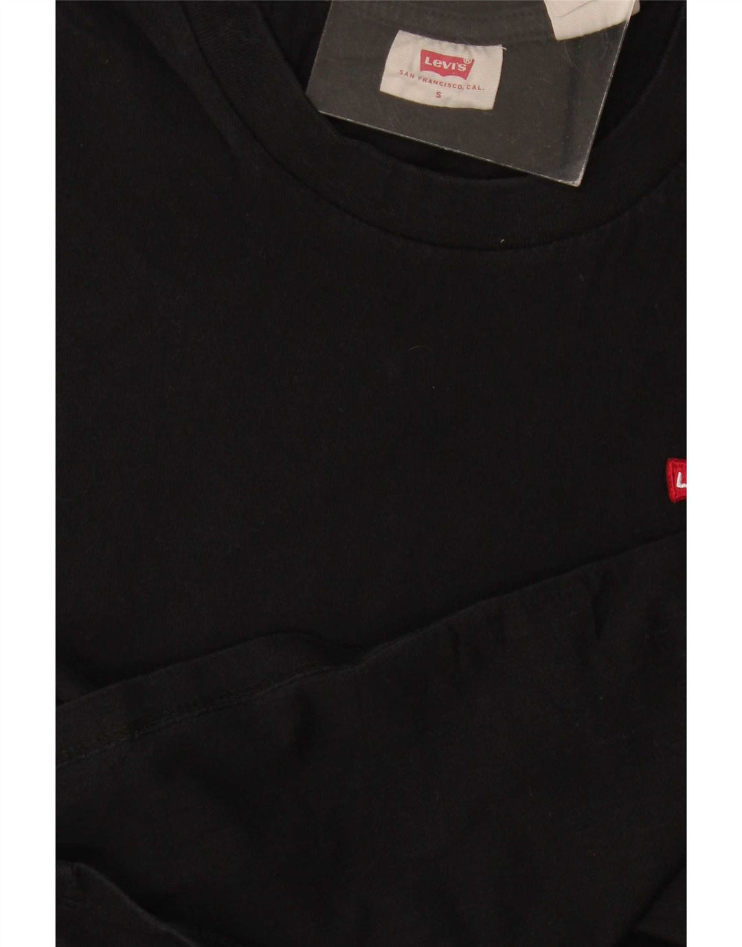 Camiseta feminina Levi's Top UK 10 pequena preta