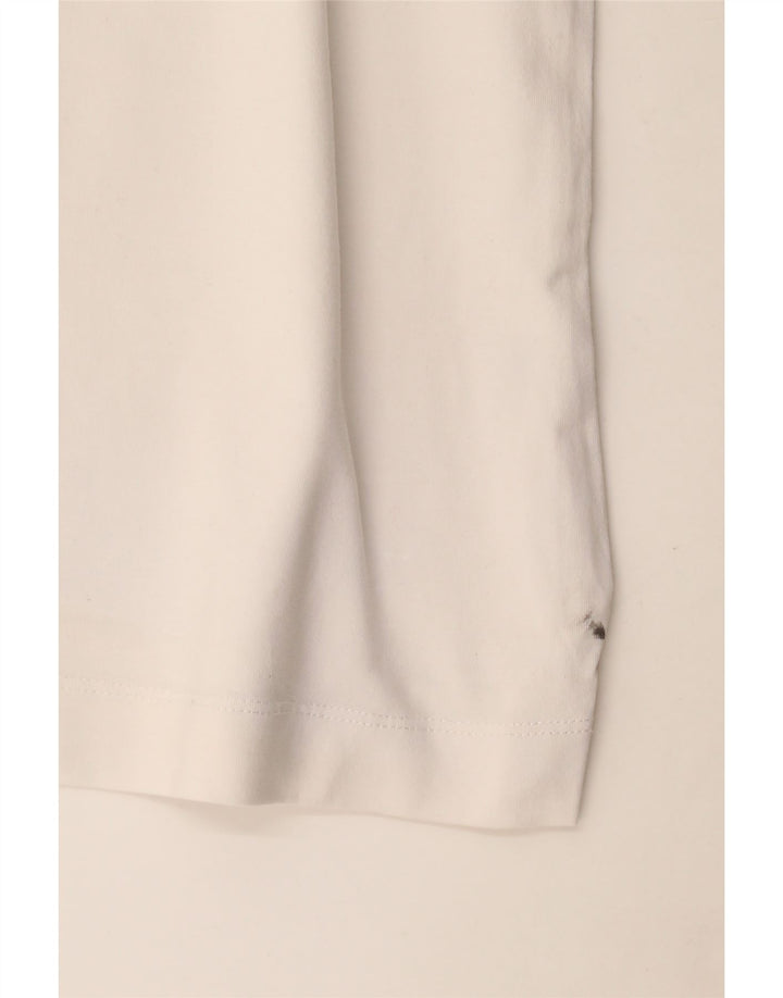 Camiseta feminina Guess UK 12 médio branco