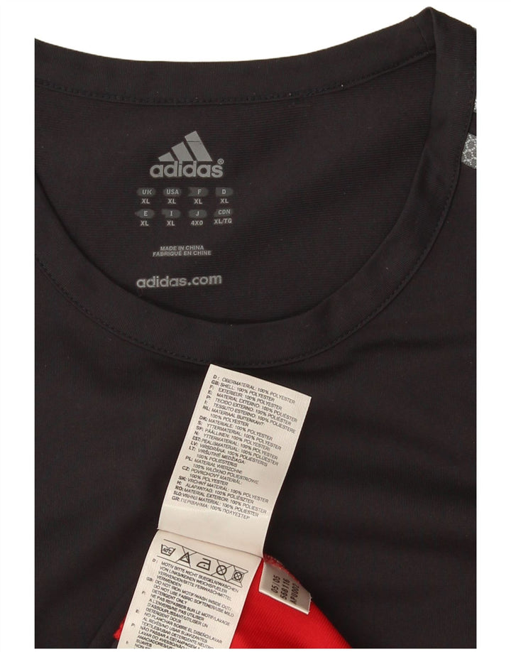 Adidas Mens Climacool Vest Top XL Cinza Colourblock Poliéster