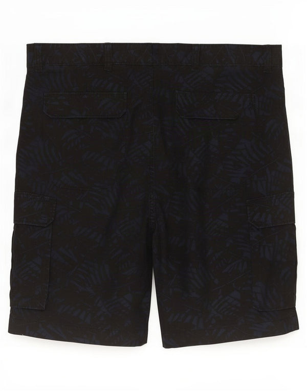 Shorts cargo masculino Marks & Spencer W38 XL azul marinho algodão floral