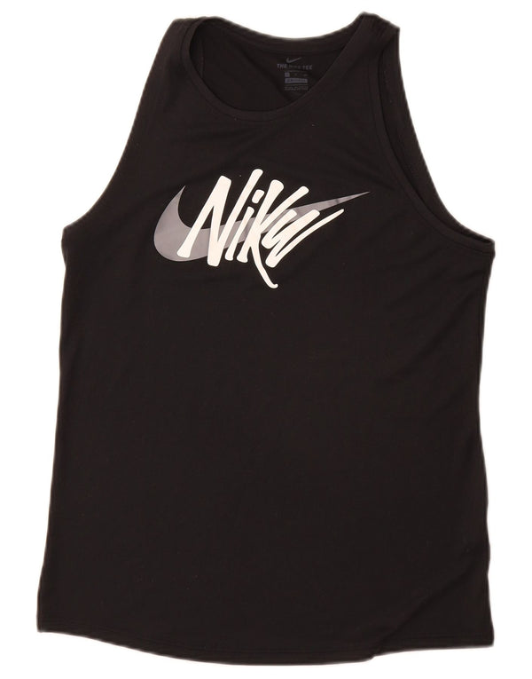 Colete gráfico feminino Nike UK 10 pequeno preto