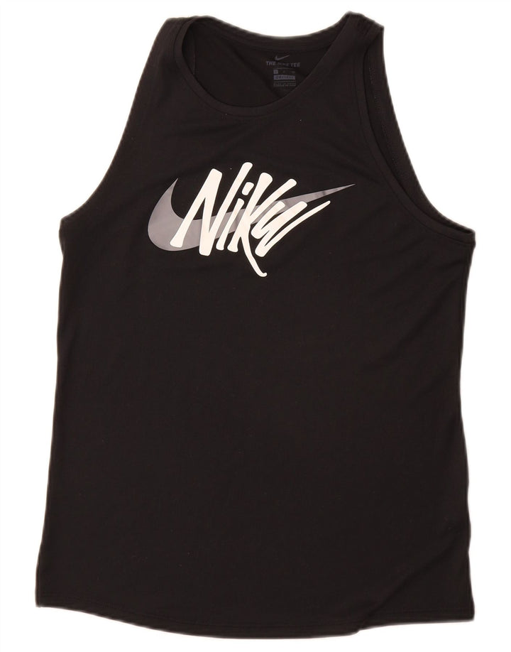 Colete gráfico feminino Nike UK 10 pequeno preto
