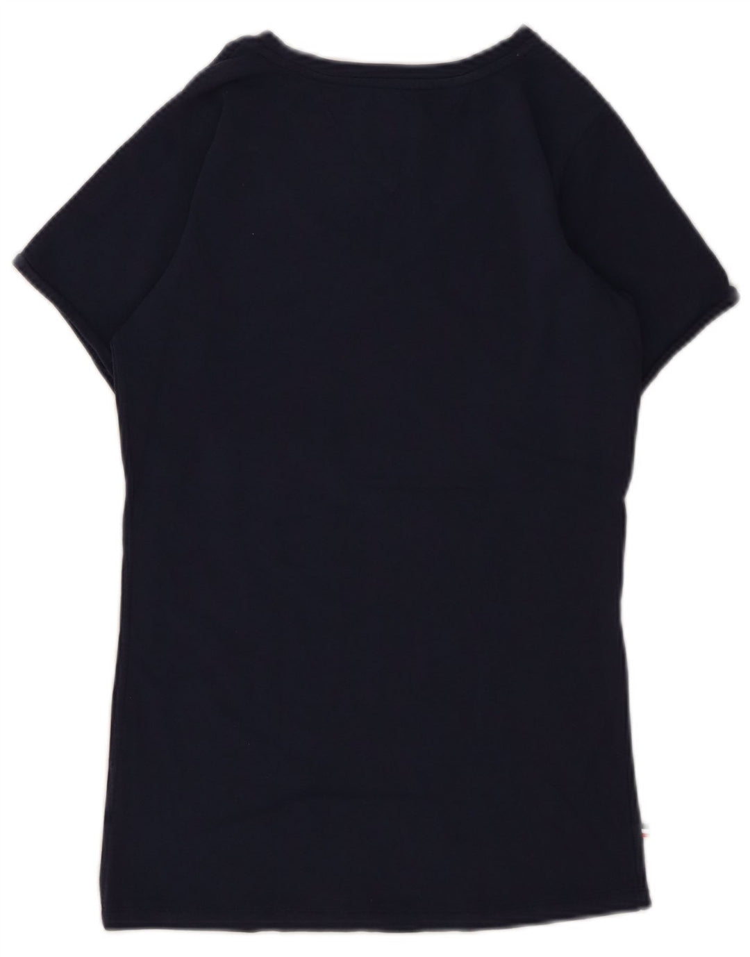 Camiseta feminina TOMMY HILFIGER UK 10 pequena azul marinho
