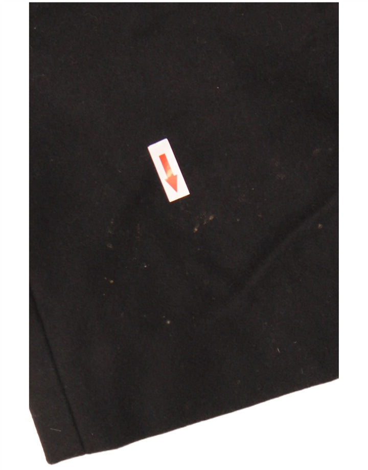 Sobretudo feminino Cos com capuz EU 36 pequeno lã preta