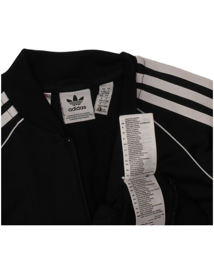 Jaqueta ADIDAS Meninos Treino Top 9-10 Anos Preto Poliéster