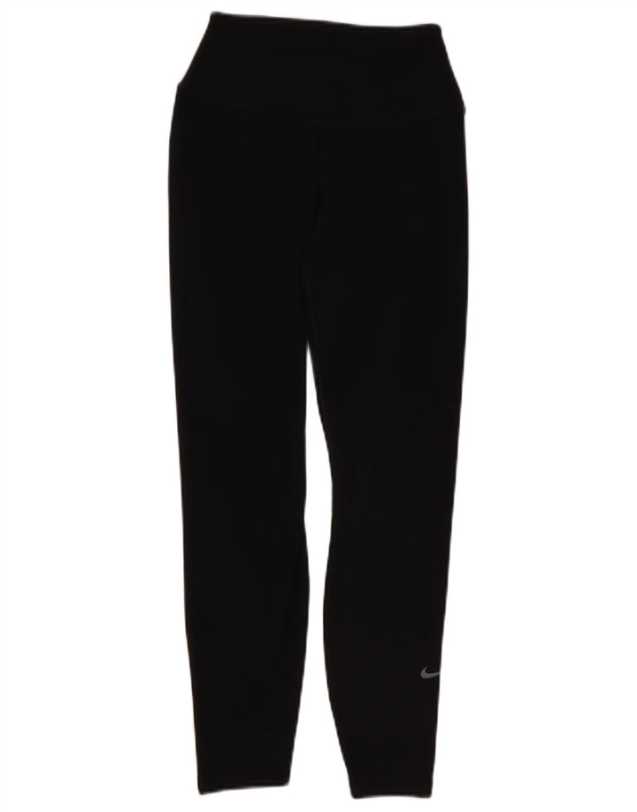Leggings Nike Dri Fit Feminina UK 8 Pequenas Pretas