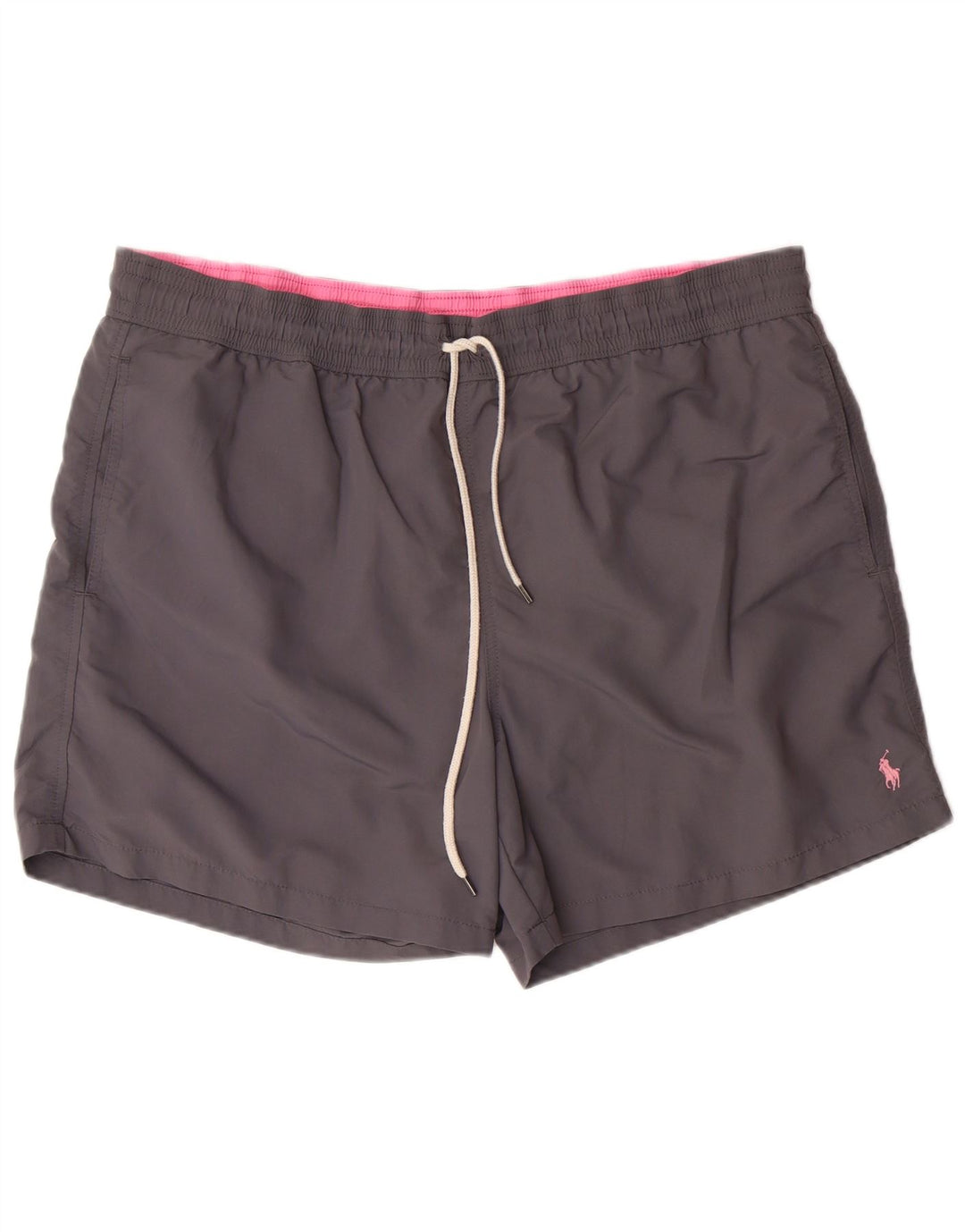 Shorts de natação masculino POLO RALPH LAUREN 2XL cinza nylon