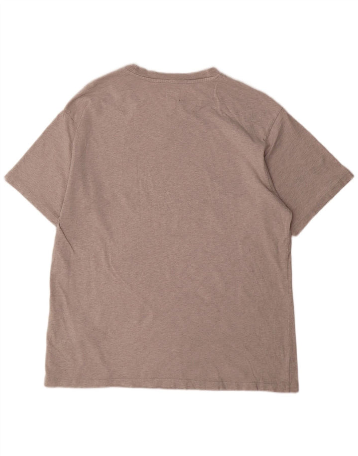 Camiseta masculina relaxada Levi's Top cinza médio algodão