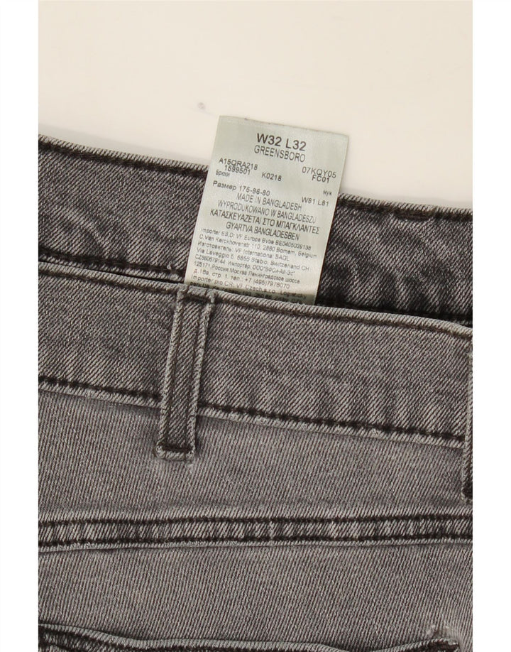 WRANGLER Mens Greensboro Slim Jeans W32 L32 Grey Cotton Vintage Wrangler and Second-Hand Wrangler from Messina Hembry 