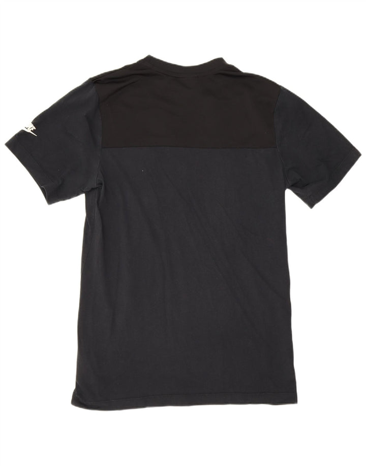 Camiseta Nike masculina gráfica top pequeno algodão preto