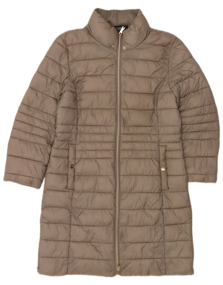 Casaco acolchoado feminino ESPRIT UK 10 pequeno poliamida bege