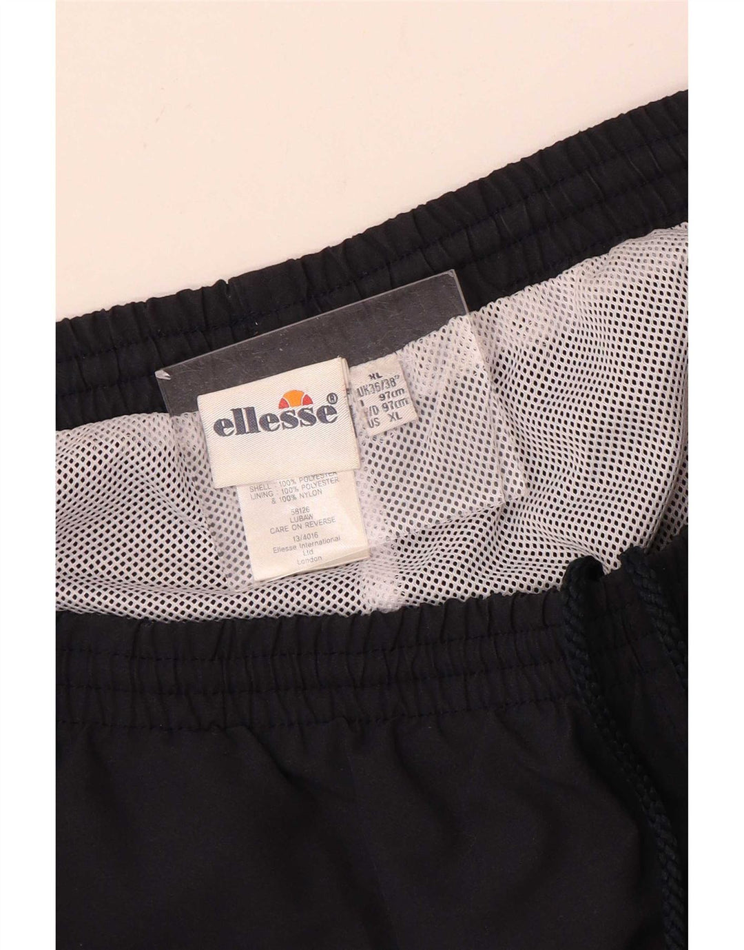 Calça de treino masculina Ellesse XL azul marinho poliéster