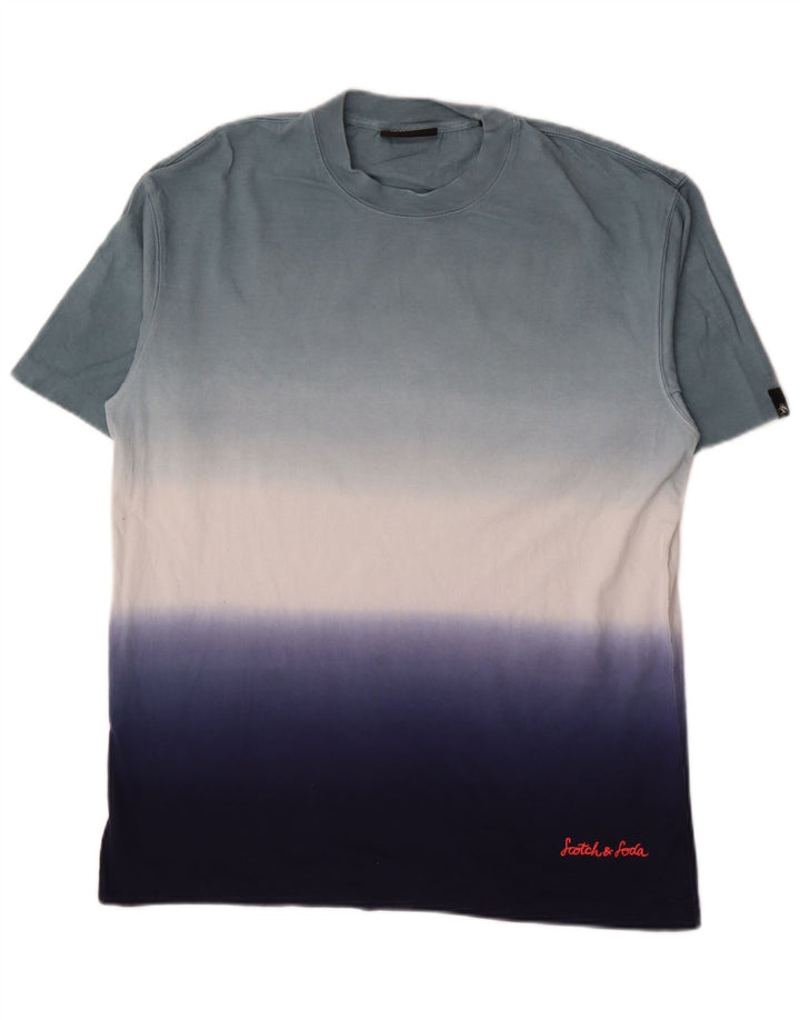 Camiseta masculina Scotch & Soda Top Médio Multicolorido Tie Dye Algodão