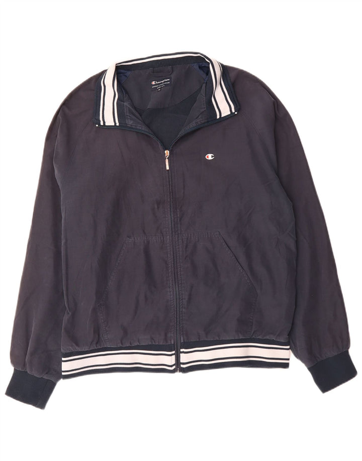 Jaqueta masculina Champion XL azul marinho poliéster