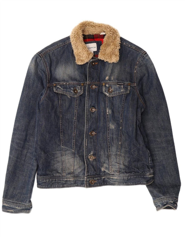 Jaqueta jeans ENERGIE Boys 15-16 anos XL azul algodão