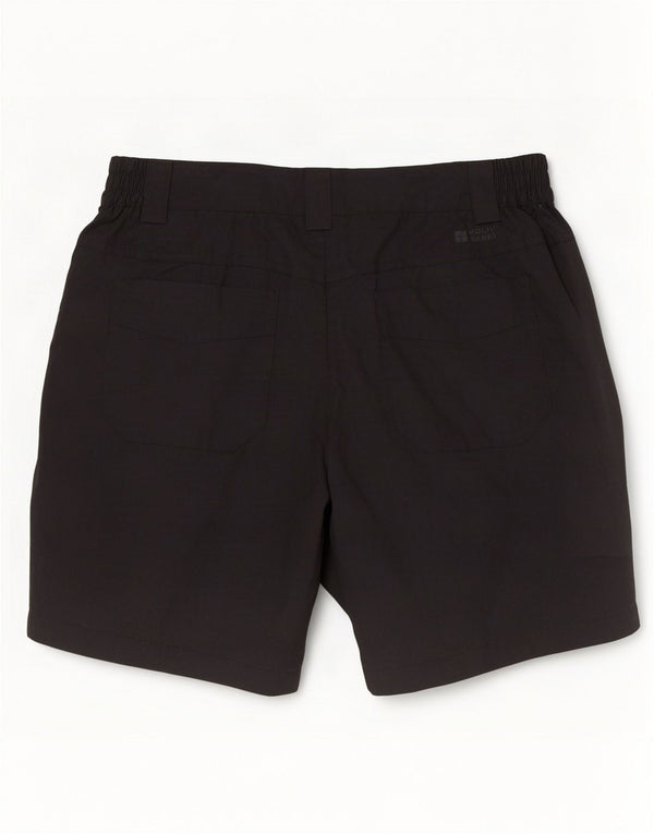Mountain Warehouse Womens Chino Shorts UK 10 Small W26 Black Polyester