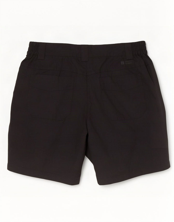 Shorts Chino BRITÂNICO 10 pequeno W26 preto das mulheres do armazém da montanha