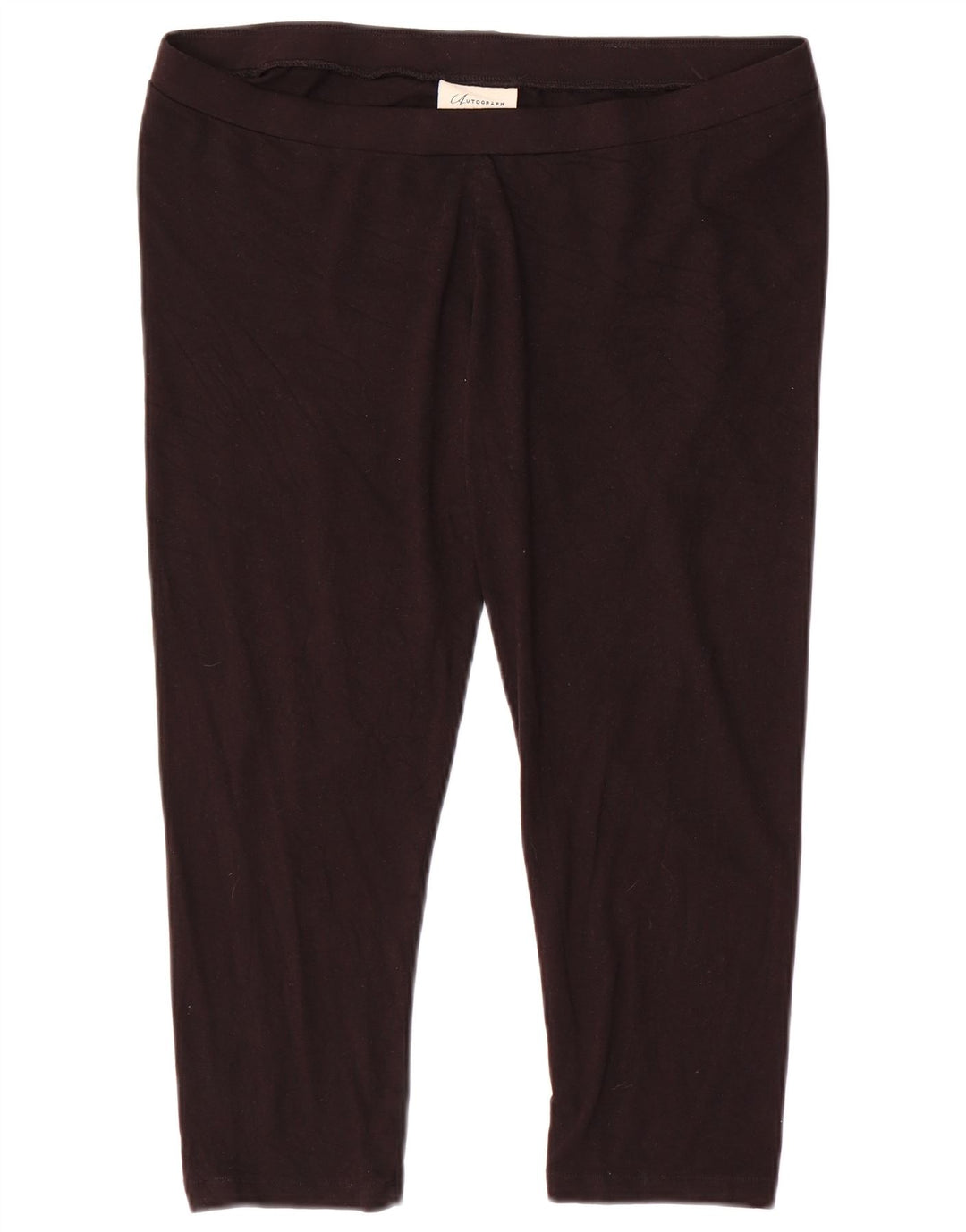 Leggings capri femininas Marks & Spencer Reino Unido 10 pequenas viscose preta