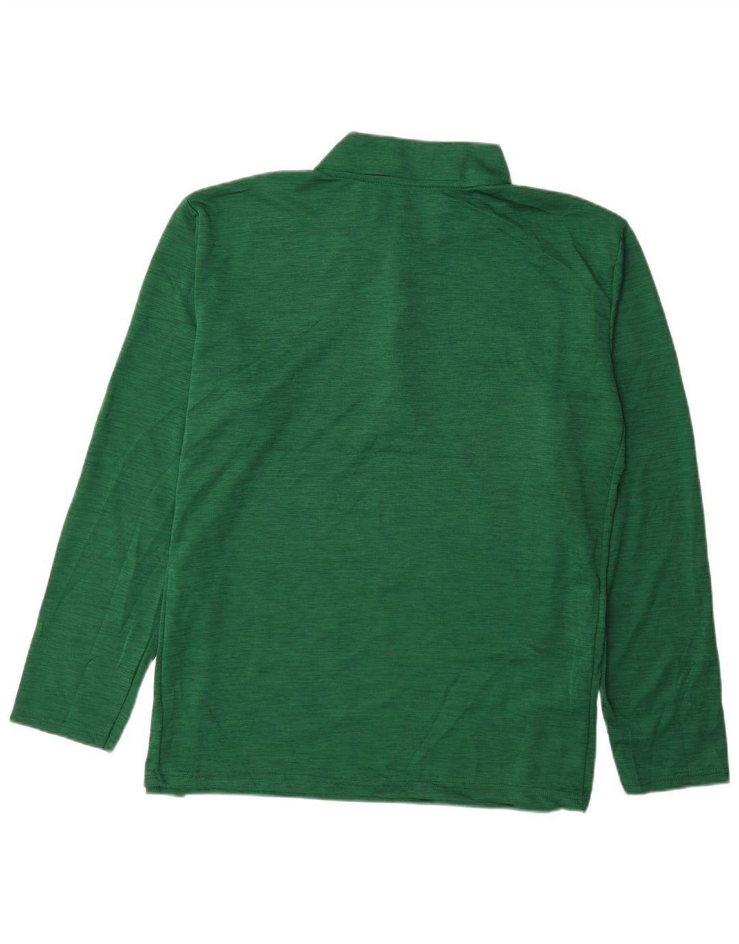 Russell Athletic Mens Top com decote em zíper manga comprida 2XL verde