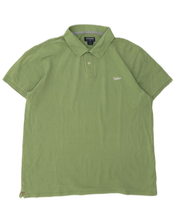 Camisa polo masculina Woolrich XL algodão verde