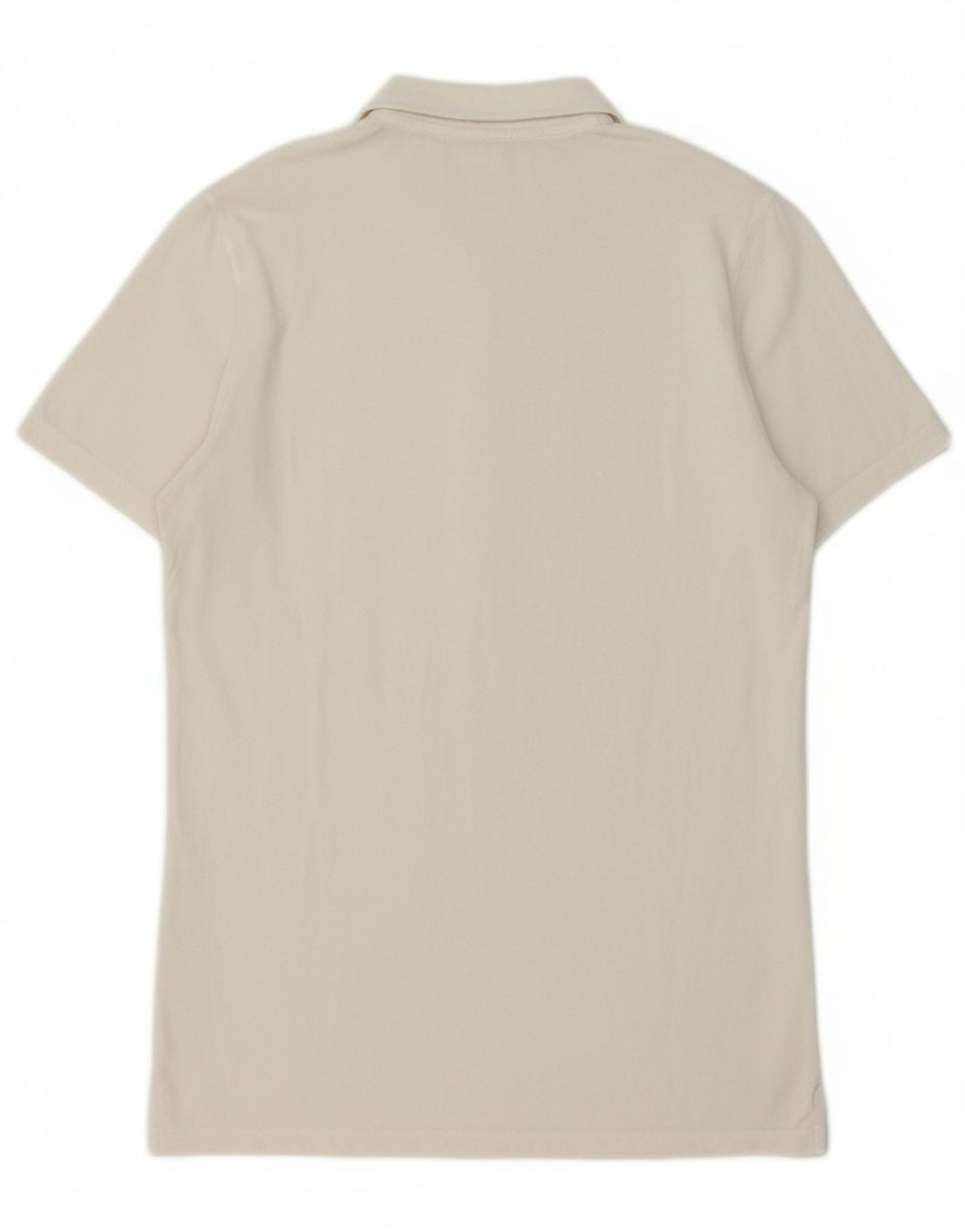 Camisa polo masculina GUESS grande de algodão branco