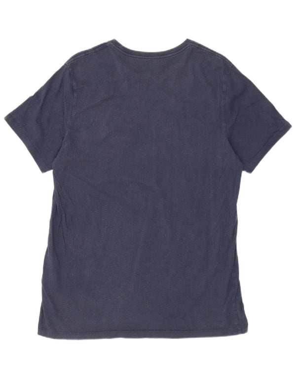LEVI'S Mens Slim T-Shirt Top XL Algodão Azul Marinho