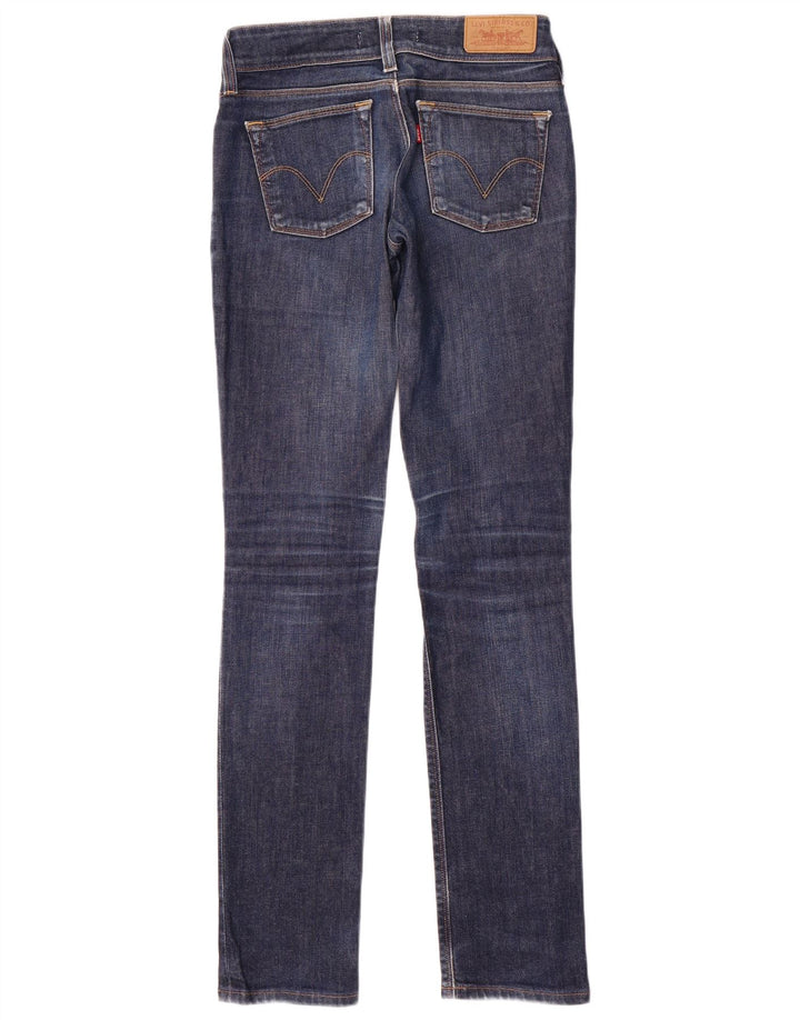Calça jeans feminina Levi's 571 Slim W27 L34 azul algodão