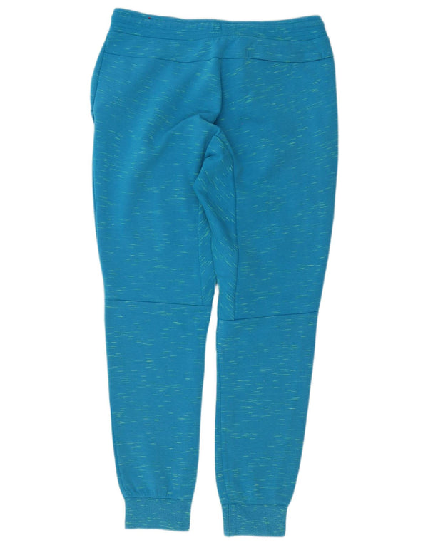 Calça de treino masculina Nike joggers grande azul colorblock algodão