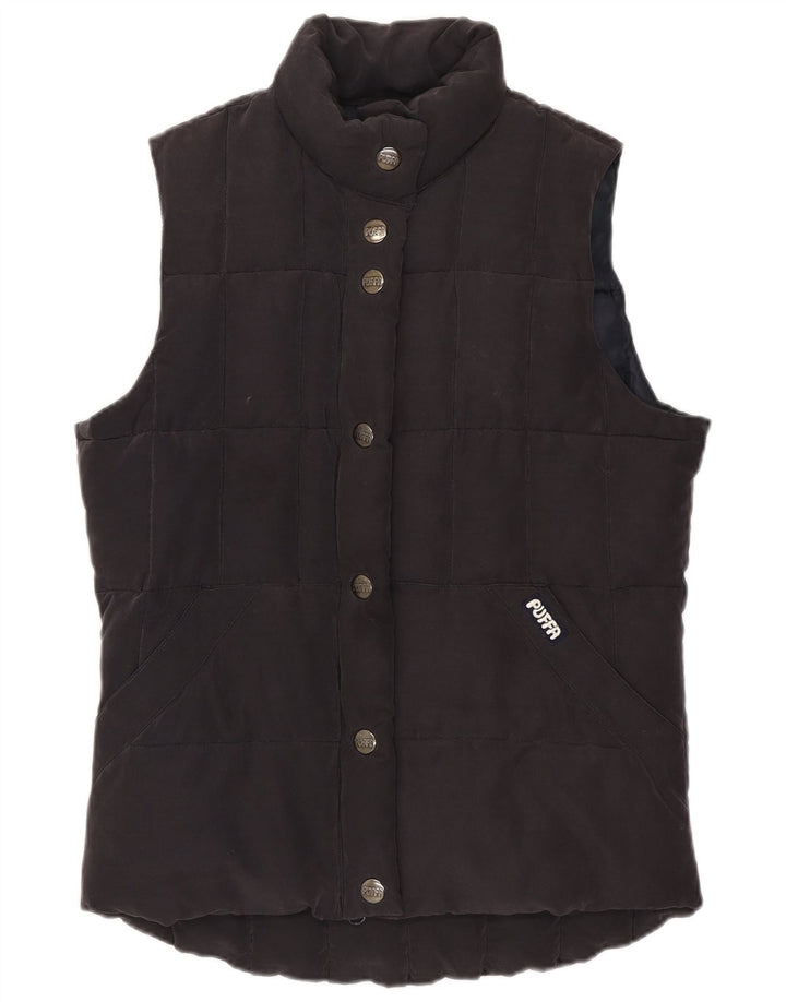 Colete acolchoado feminino Puffa UK 6 XS azul marinho poliéster