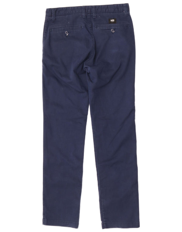 Calça Vans Mens Slim Chino W31 L32 Azul Marinho Algodão