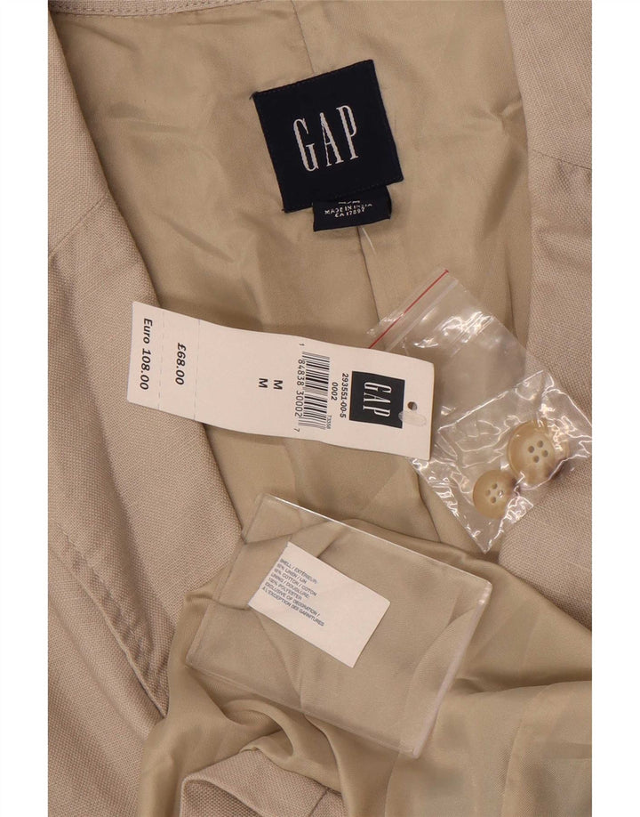 Jaqueta Blazer Masculina Gap com 2 Botões Reino Unido 38 Linho Cinza Médio