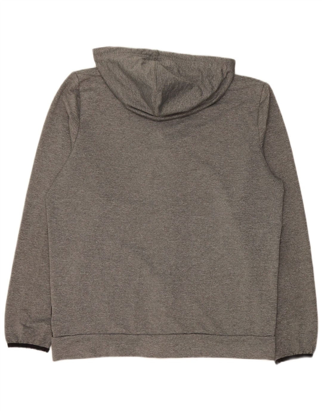 Suéter masculino PUMA com capuz e zíper grande cinza colorblock poliéster