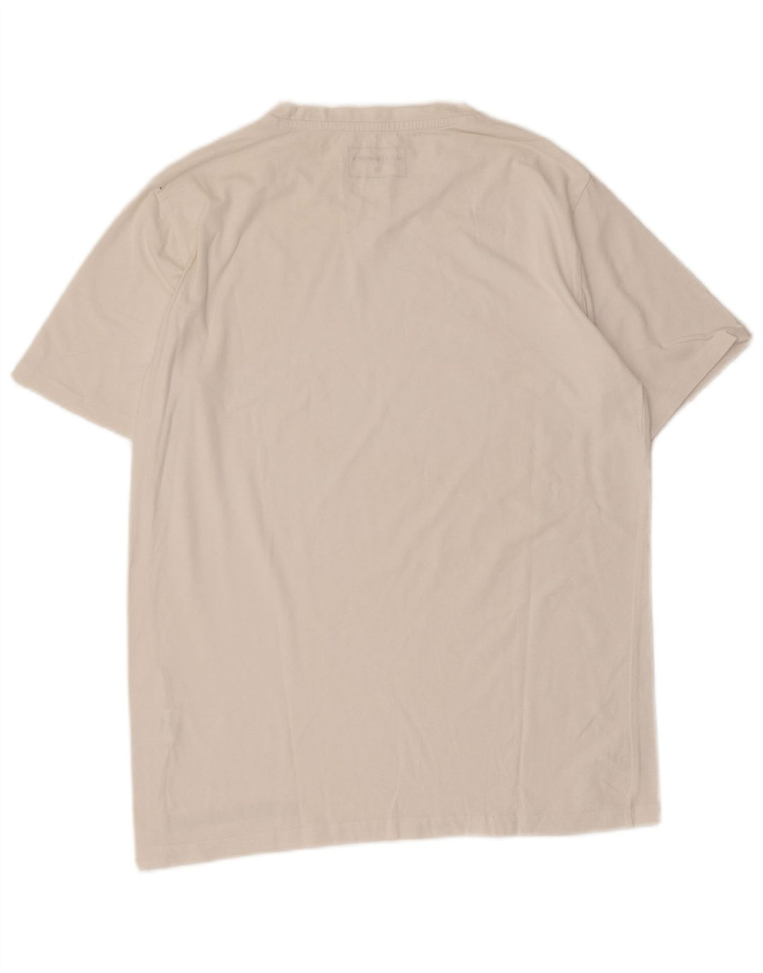 Camiseta masculina GAS Top médio algodão branco