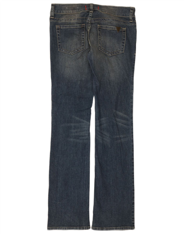 Guess Jeans Bootcut Feminino W30 L33 Azul Algodão
