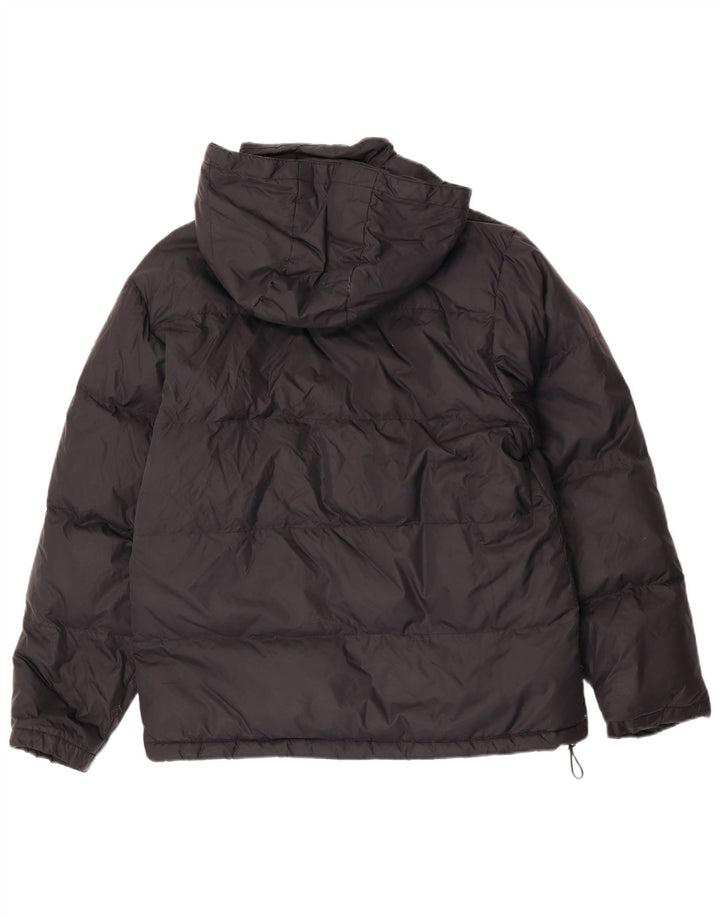 Jaqueta masculina acolchoada com capuz Napapijri UK 38 médio preto