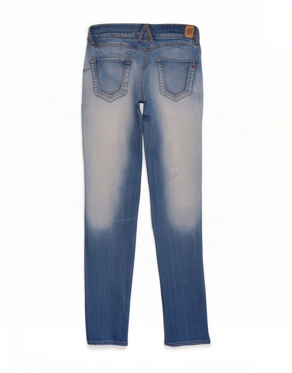 Replay Jeans Skinny Feminino W28 L30 Azul