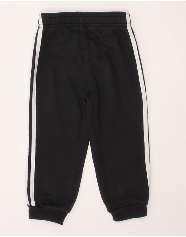 ADIDAS Baby Boys Joggers Calças de treino 12-18 meses de algodão preto