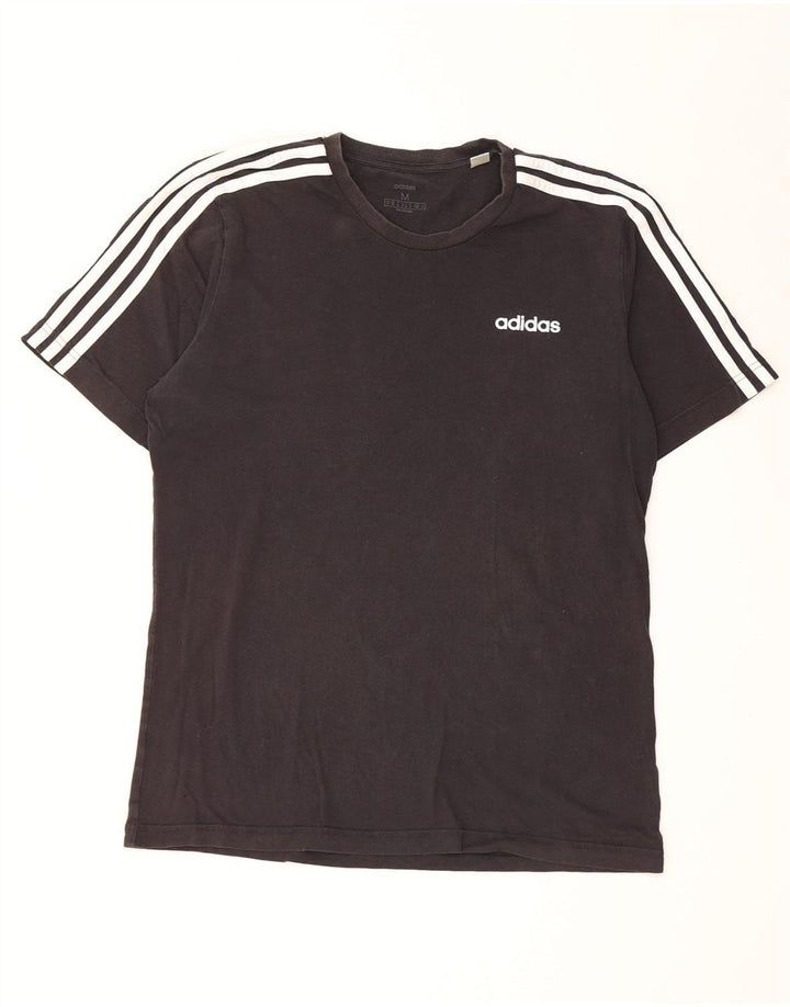 Adidas Mens Camiseta Top Médio Preto