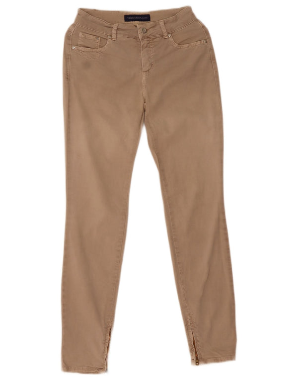 Jeans skinny feminino Trussardi W24 L29 algodão bege