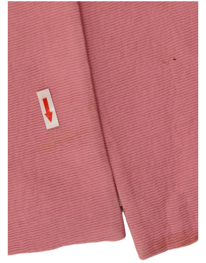 Sobretudo feminino Zara UK 10 pequeno viscose rosa