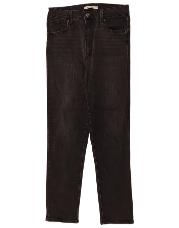 Calça jeans feminina Levi's Mile High Slim W29 L26 algodão preto