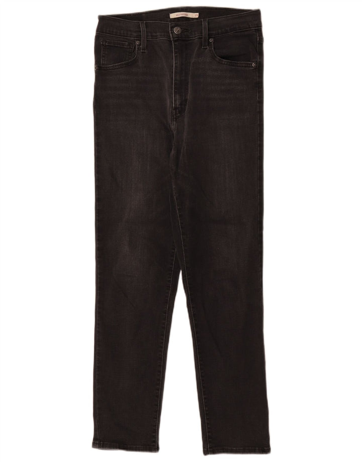 Calça jeans feminina Levi's Mile High Slim W29 L26 algodão preto