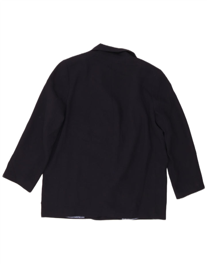 Jaqueta Marks & Spencer feminina Alexa Chung Blazer Reino Unido 14 grande azul marinho
