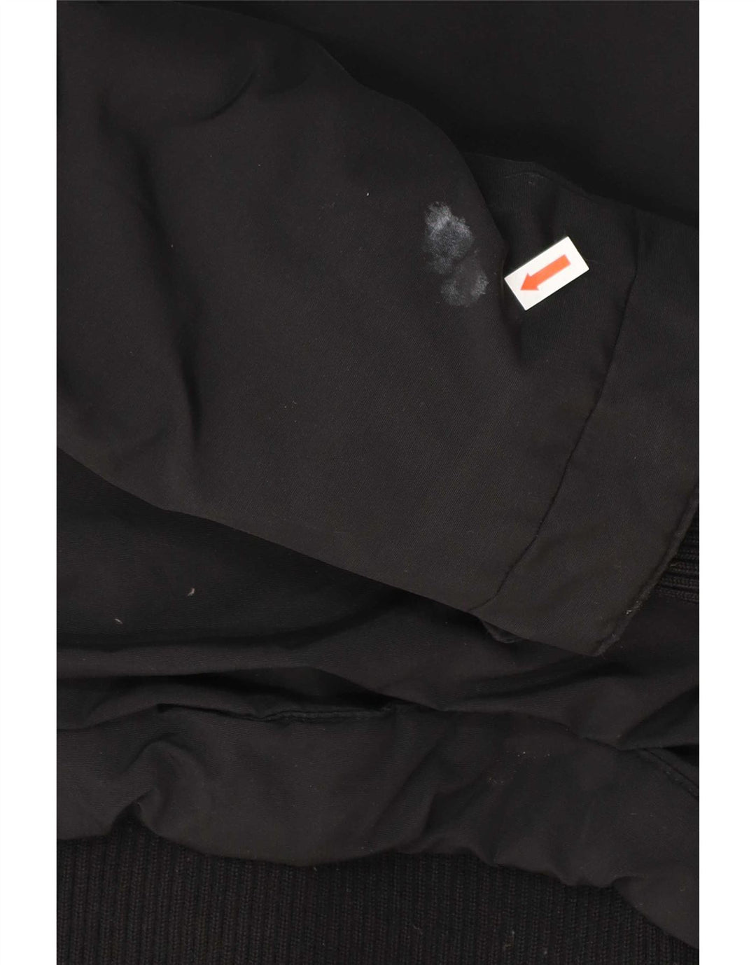Jaqueta feminina acolchoada com capuz Woolrich UK 14 poliéster preto médio