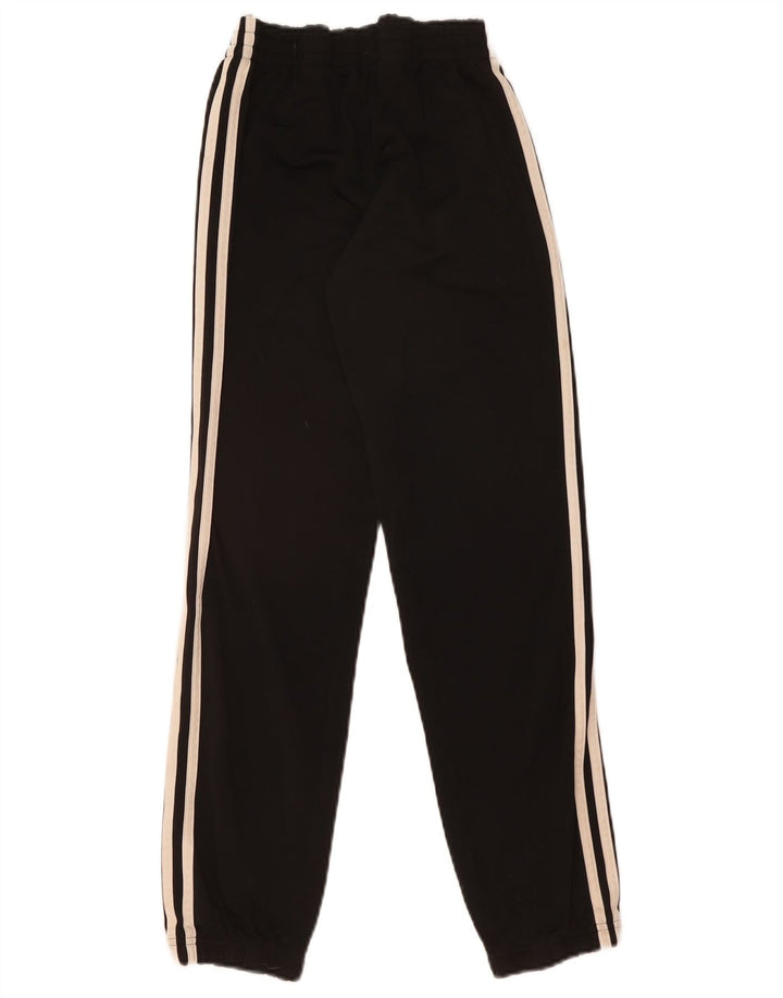 Adidas meninos calças de treino joggers 9-10 anos preto poliéster
